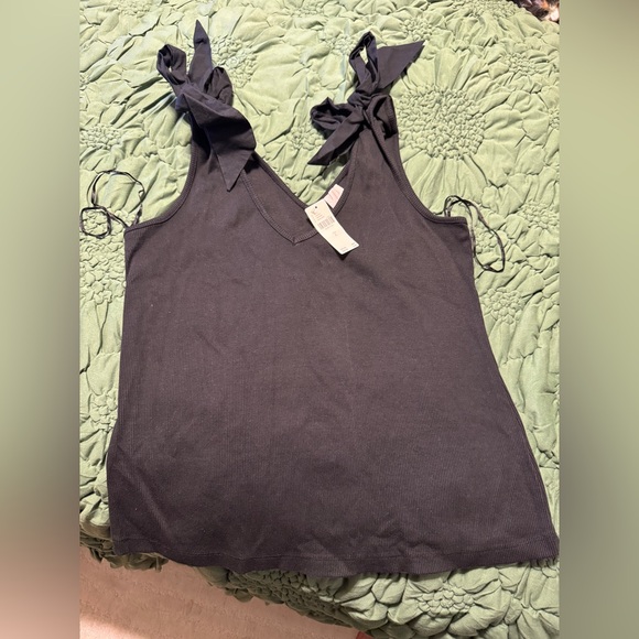 ✨ Anthropologie Rafaela Bow-Tie Tank Sz L - Picture 5 of 6